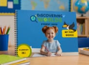Student Book My First Words com menina na capa