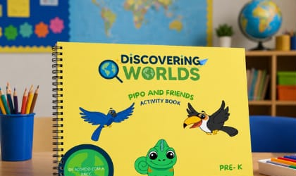 Capa do Activity Book Pipo and Friends, Pre-K